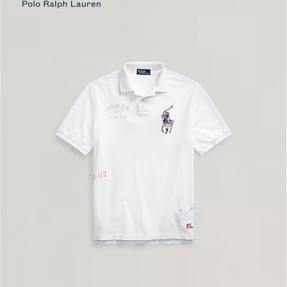 Polo Ralph Lauren Classic Fit Big Pony Mesh Polo Shirt